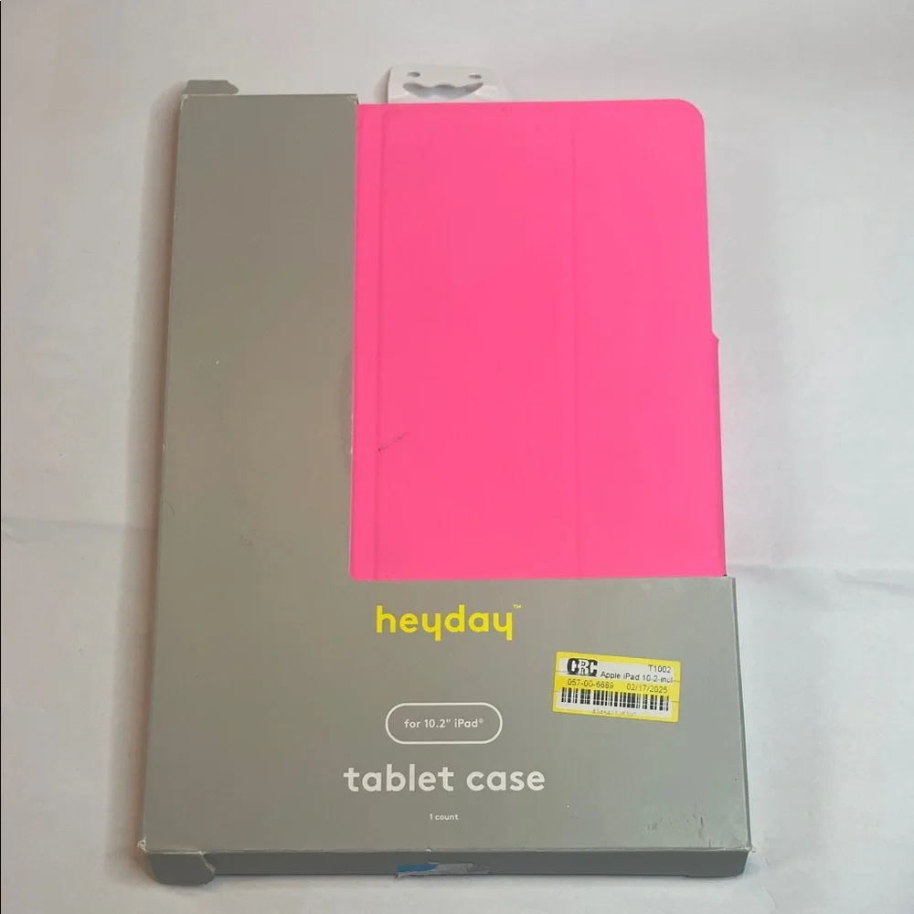Heyday tablet case for the 10.2-inch iPad in hot pink